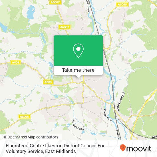 Flamsteed Centre Ilkeston District Council For Voluntary Service map