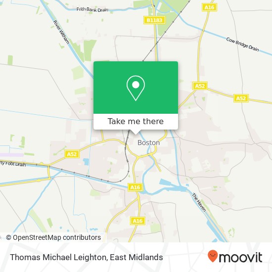 Thomas Michael Leighton map