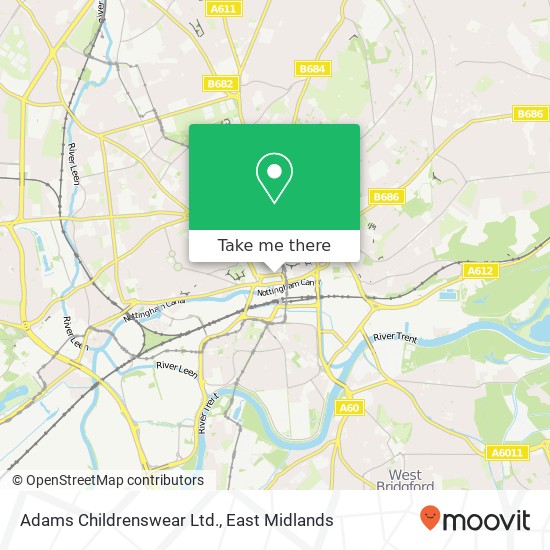 Adams Childrenswear Ltd. map