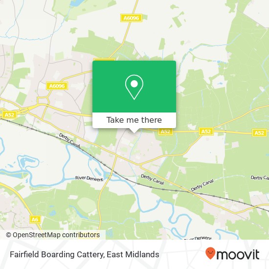 Fairfield Boarding Cattery map