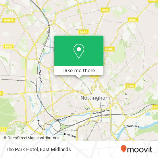The Park Hotel map