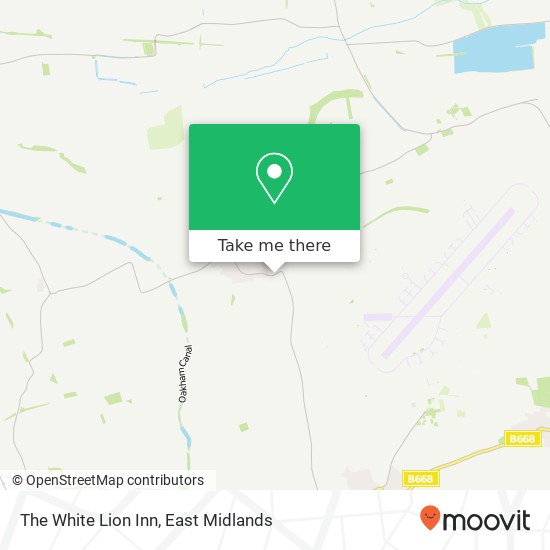 The White Lion Inn map