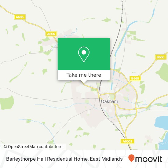 Barleythorpe Hall Residential Home map