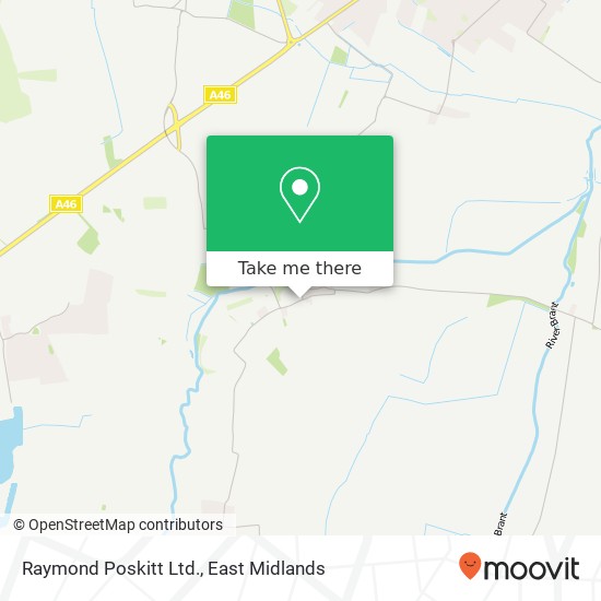 Raymond Poskitt Ltd. map
