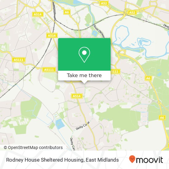 Rodney House Sheltered Housing map