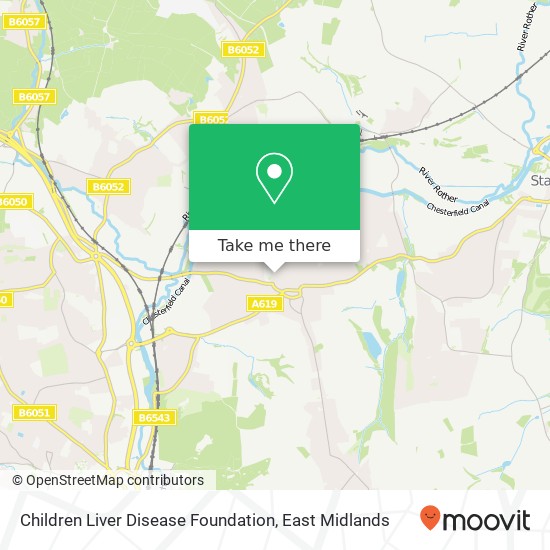 Children Liver Disease Foundation map