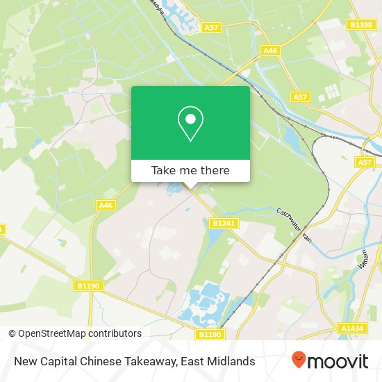 New Capital Chinese Takeaway map