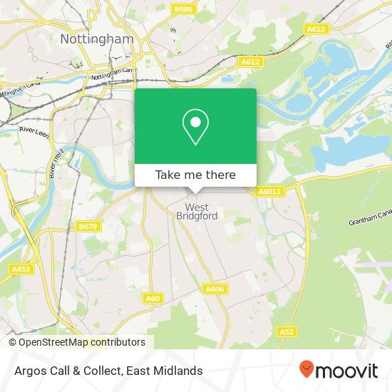 Argos Call & Collect map