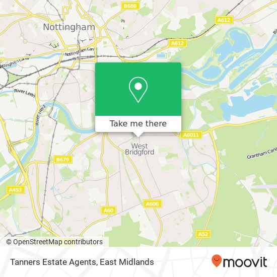 Tanners Estate Agents map