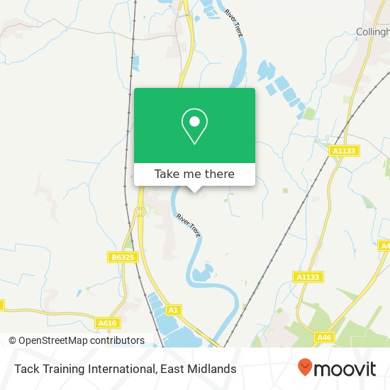 Tack Training International map