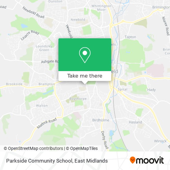 Parkside Community School map