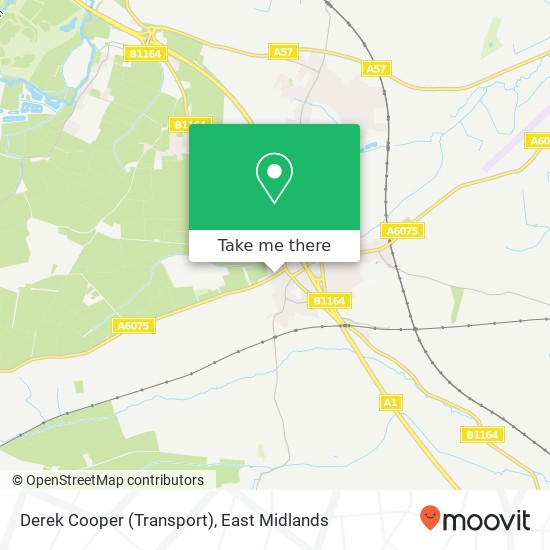 Derek Cooper (Transport) map