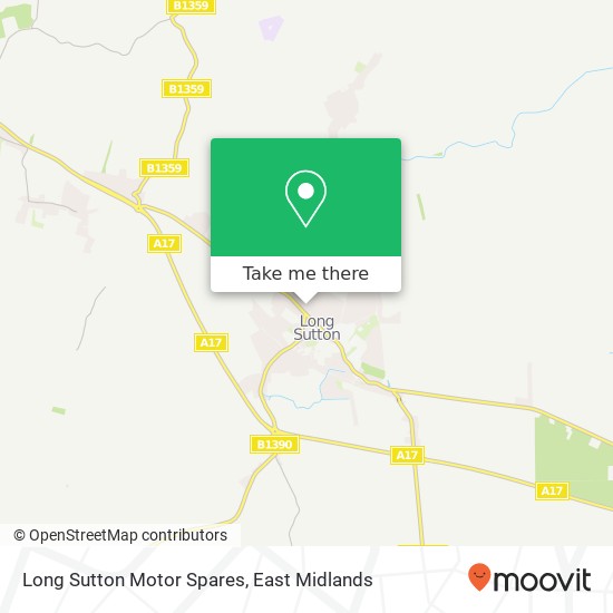 Long Sutton Motor Spares map