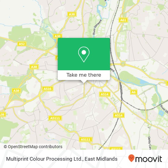 Multiprint Colour Processing Ltd. map