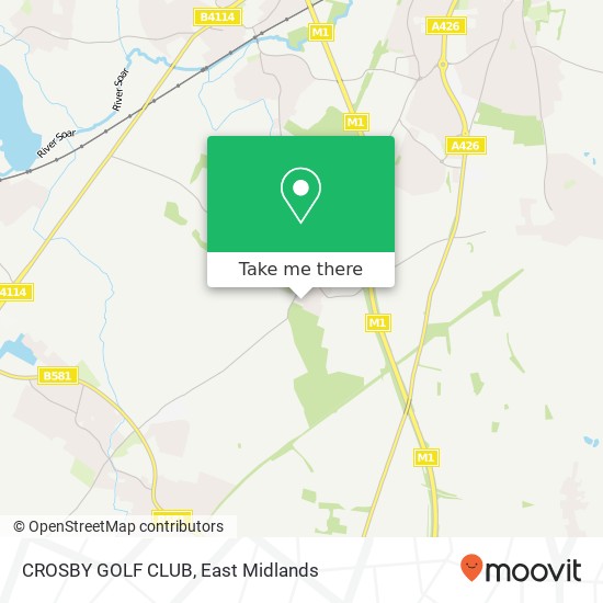 CROSBY GOLF CLUB map