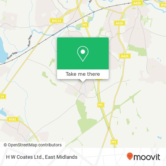 H W Coates Ltd. map