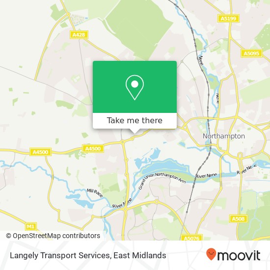 Langely Transport Services map