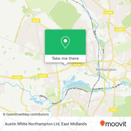 Austin White Northampton Ltd map