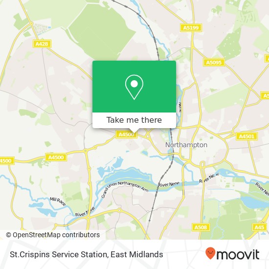 St.Crispins Service Station map