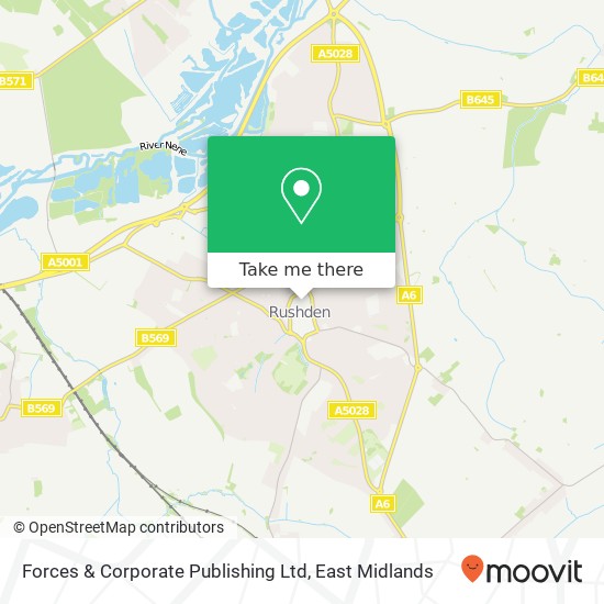 Forces & Corporate Publishing Ltd map
