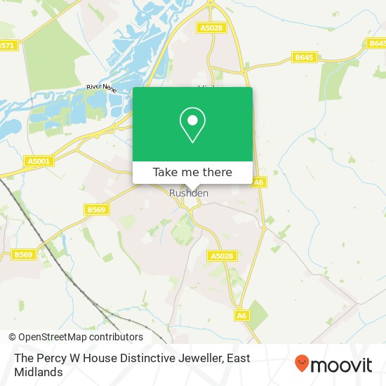 The Percy W House Distinctive Jeweller map