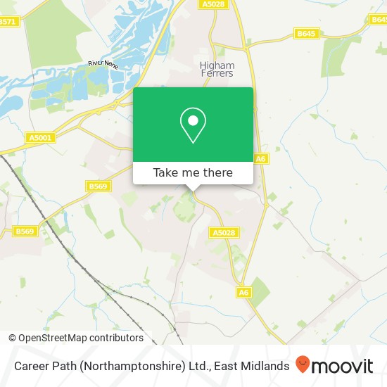 Career Path (Northamptonshire) Ltd. map