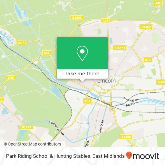 Park Riding School & Hunting Stables map