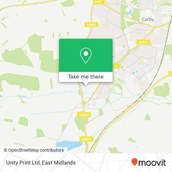 Unity Print Ltd map