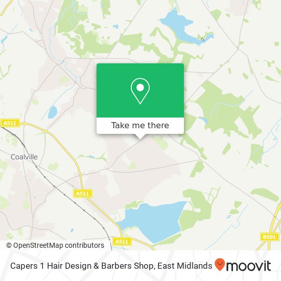 Capers 1 Hair Design & Barbers Shop map