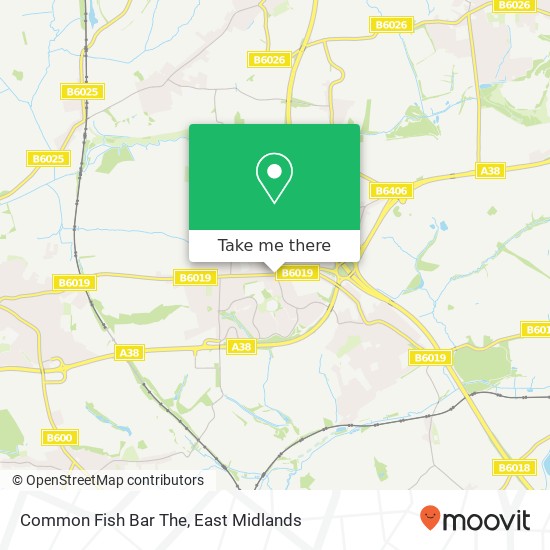 Common Fish Bar The map