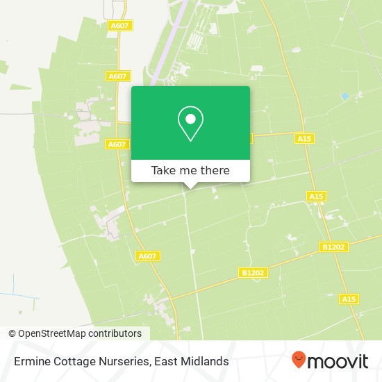 Ermine Cottage Nurseries map