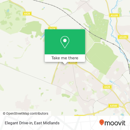 Elegant Drive-in map