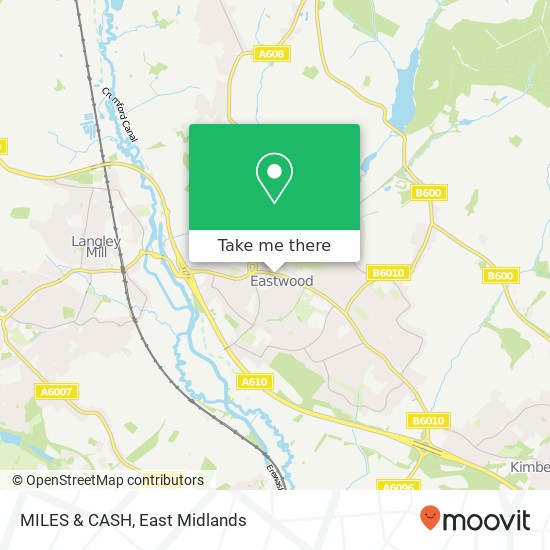MILES & CASH map