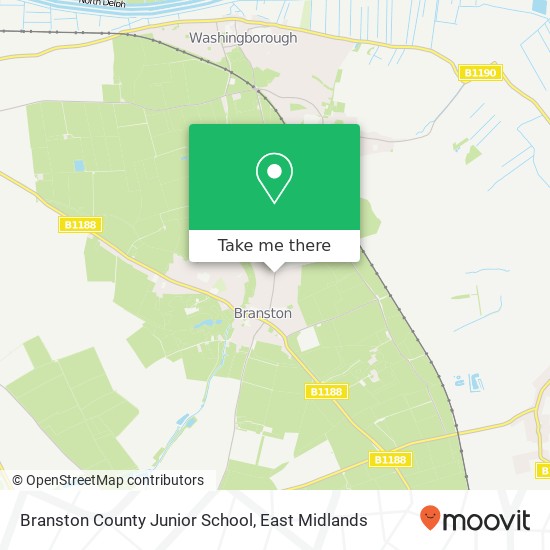 Branston County Junior School map