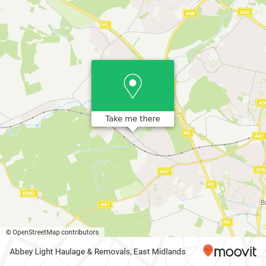 Abbey Light Haulage & Removals map