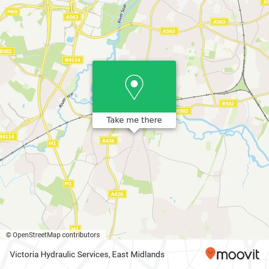 Victoria Hydraulic Services map