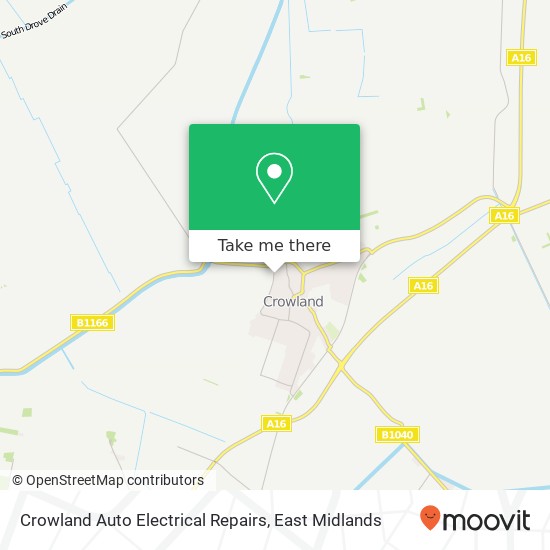 Crowland Auto Electrical Repairs map