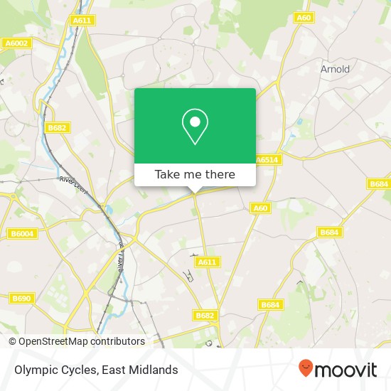 Olympic Cycles map
