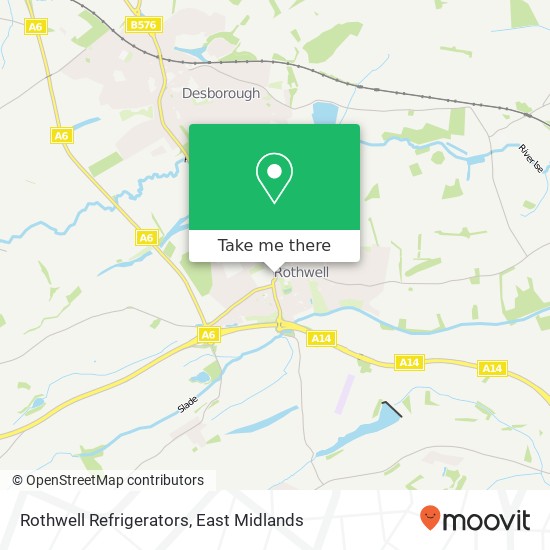 Rothwell Refrigerators map