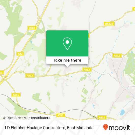 I D Fletcher Haulage Contractors map