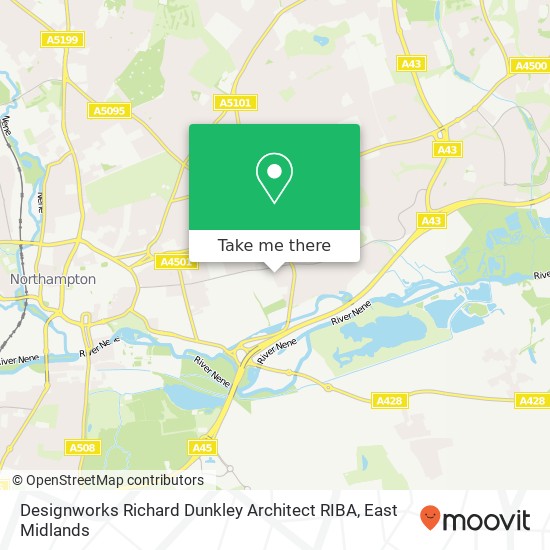Designworks Richard Dunkley Architect RIBA map