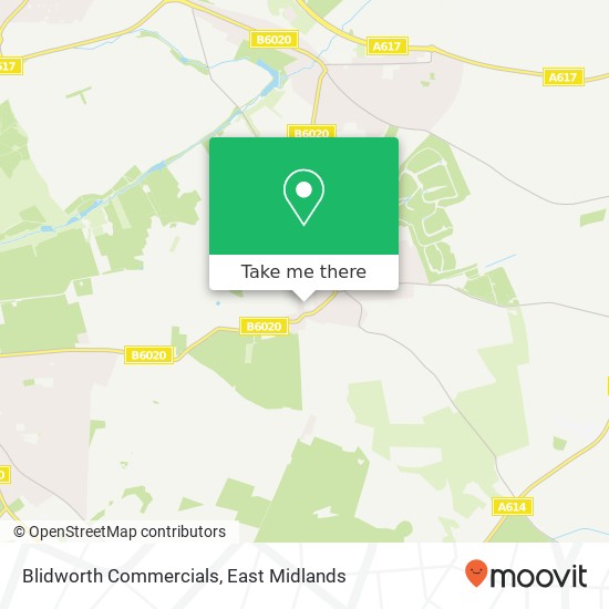 Blidworth Commercials map