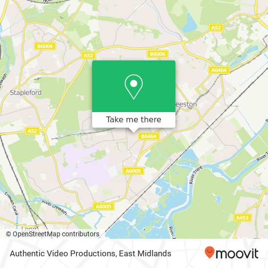 Authentic Video Productions map
