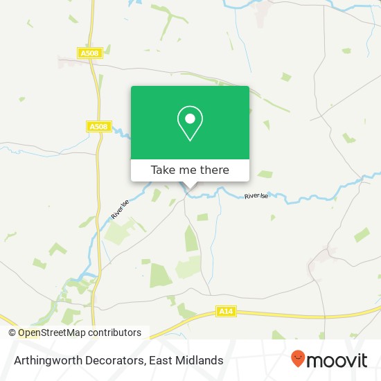 Arthingworth Decorators map