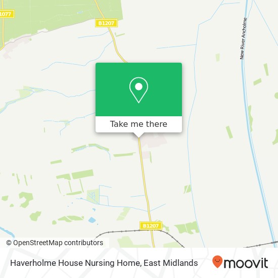 Haverholme House Nursing Home map