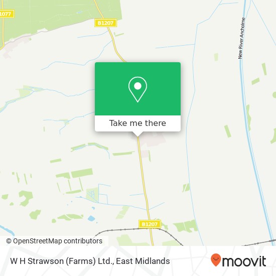 W H Strawson (Farms) Ltd. map