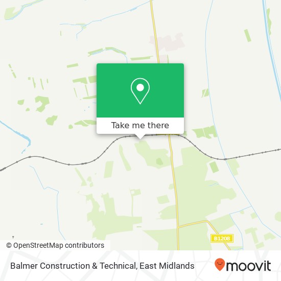 Balmer Construction & Technical map