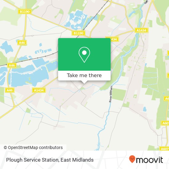 Plough Service Station map