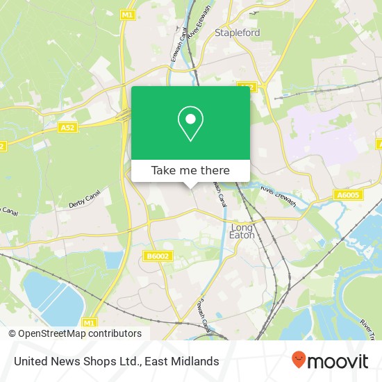 United News Shops Ltd. map