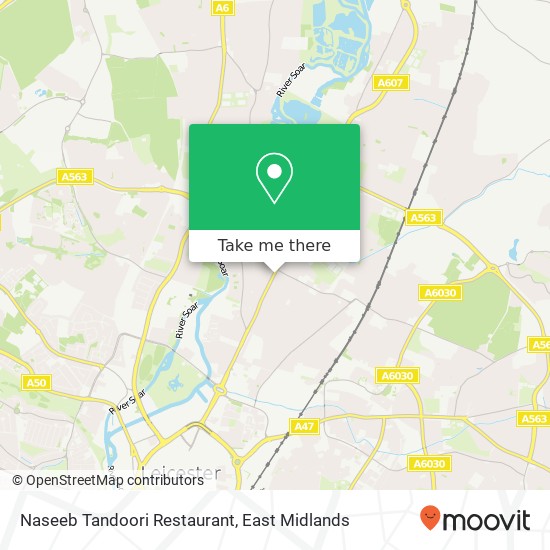 Naseeb Tandoori Restaurant map